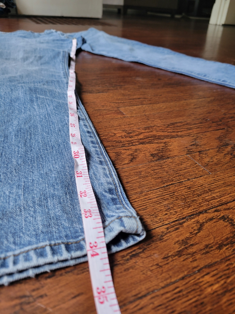 J. Crew Men's Jeans size 36/36 Slim Flex Blue Denim Medium Wash Casual - Picture 9 of 17